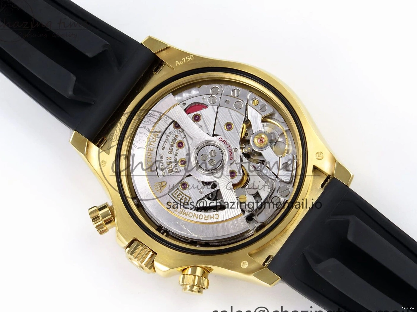 MiroTime 0414 Bold Daytona 126518 QF 1:1 Best Edition Black YG Dial on Oysterflex Strap SH4131 V6（Gain Weight） 1198